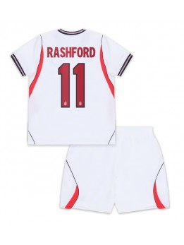 England Marcus Rashford #11 Replika Hemmakläder Barn VM 2026 Kortärmad (+ byxor)